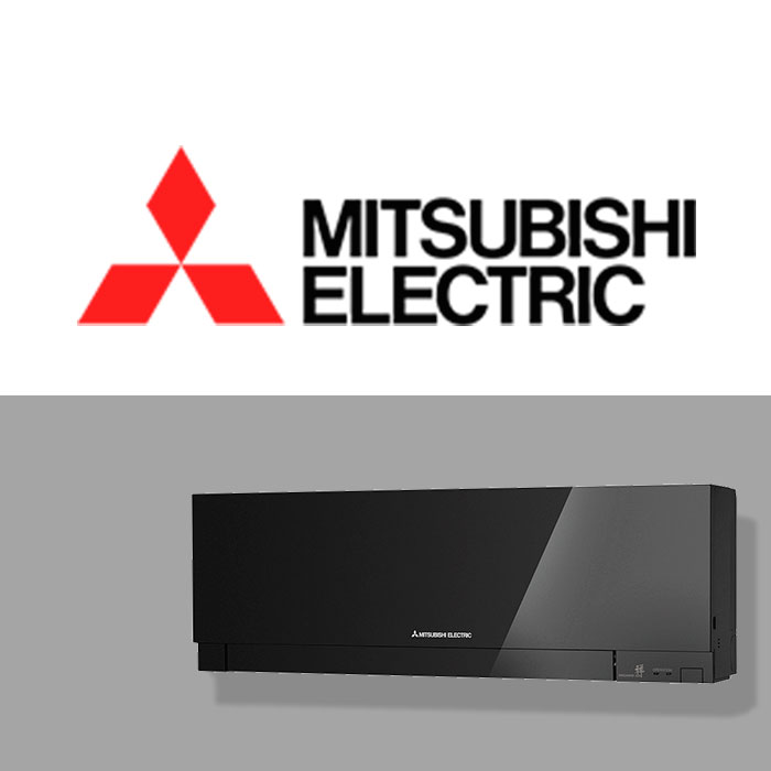 mitsubishi zen varmepumpe sort